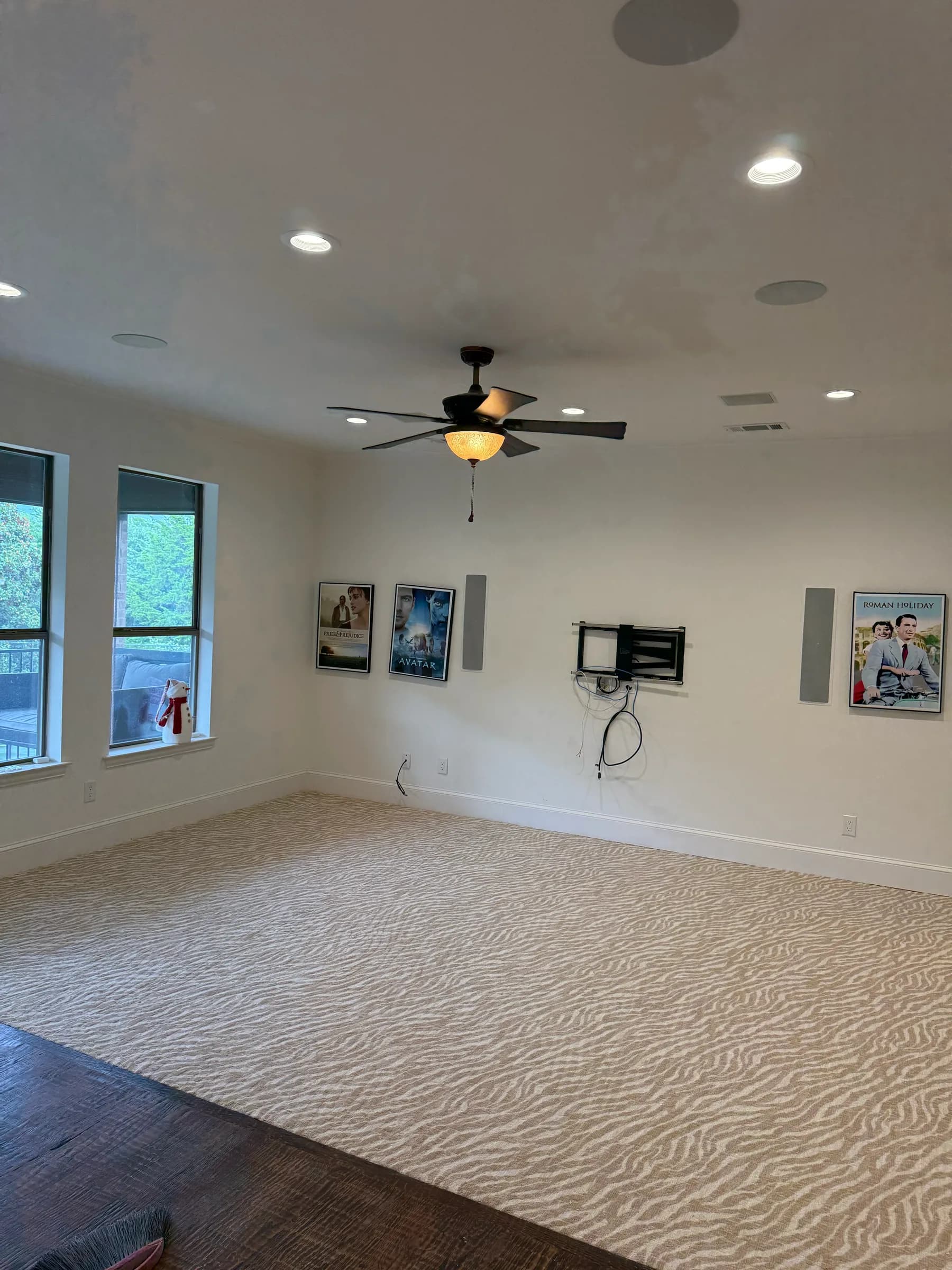 Completed remodeling work